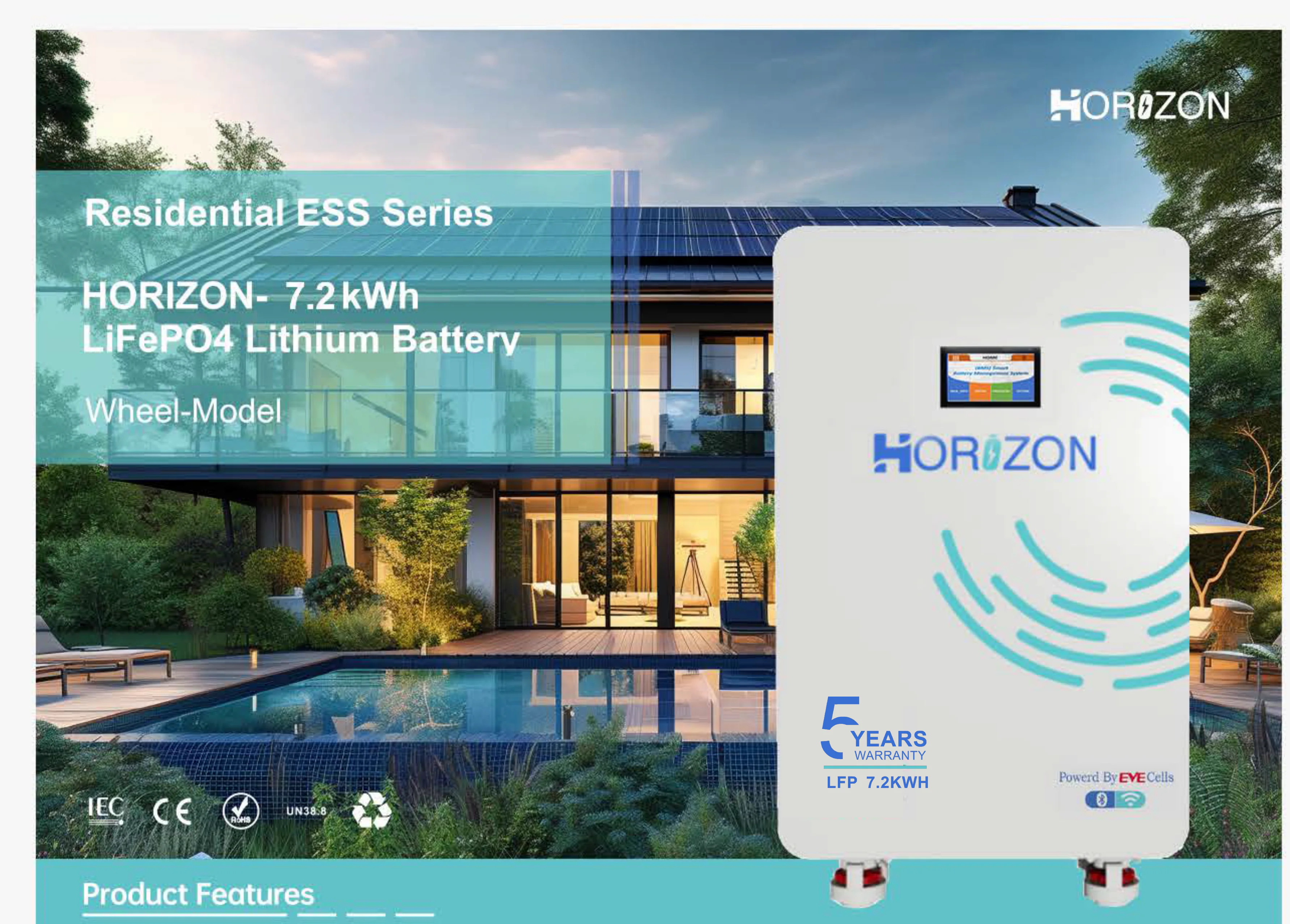 HORIZON- 7.2 kWh LiFePO4